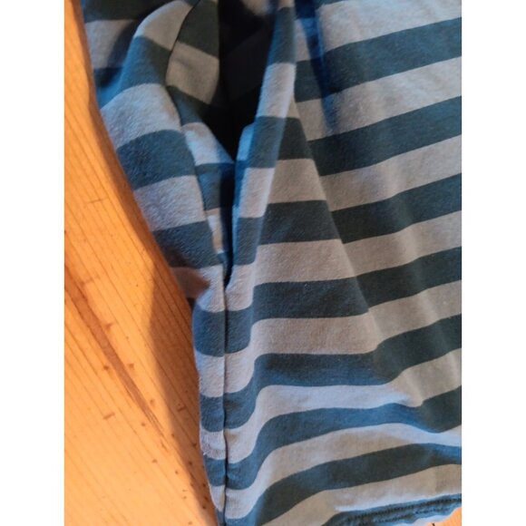 Matilda Jane Fall Breeze Jacket Peacoat Womens M Stretch Blue Striped Button Up - Picture 4 of 7